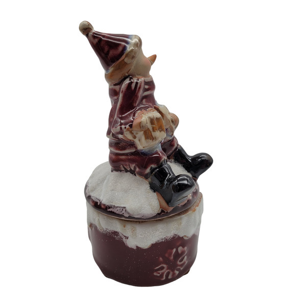 Kirklands‎ Potters Garden Snowman Candlebox - Picture 4 of 14